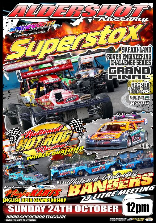 Aldershot 24th October 2021 Unlimited Bangers 3ltr Meeting